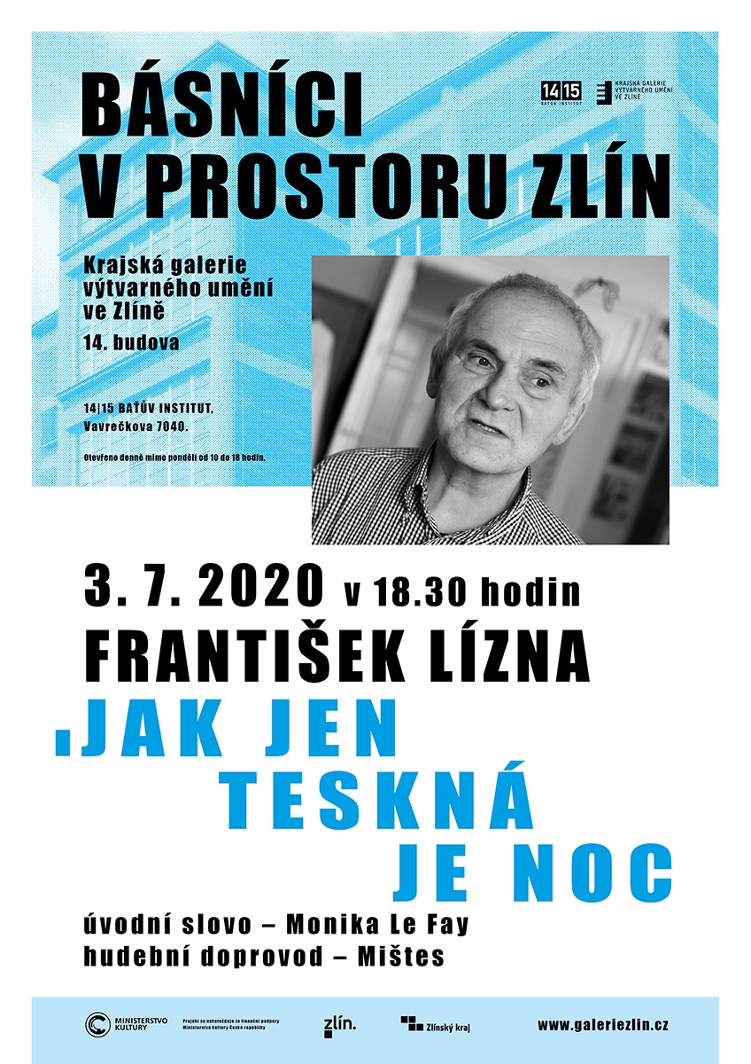 Básníci v prostoru Zlín: František Lízna plakát